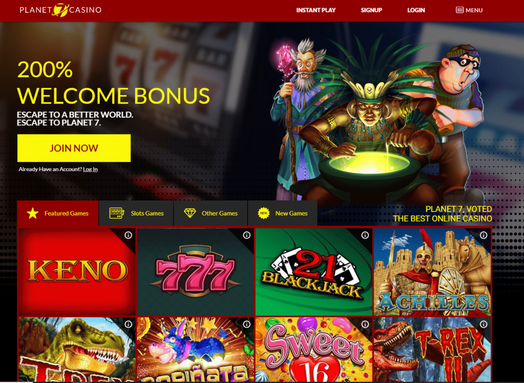 planet casino online