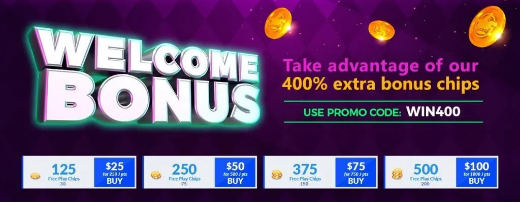 Jesters Win Casino 3 Welcome Bonus