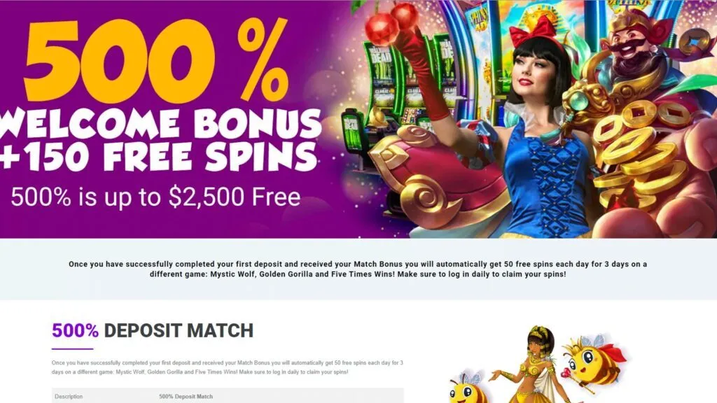 Duckyluck Casino Welcome Bonus