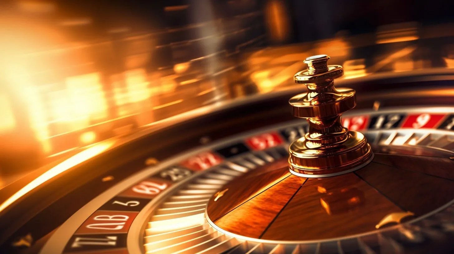 Strategies for Success in Live Roulette Online 1 Elegant Roulette Wheel With Ball In Golden Light