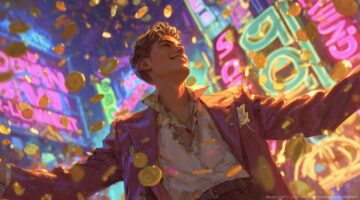 Player Celebrating Free Spins Win At Lemon Casino Shqiperia