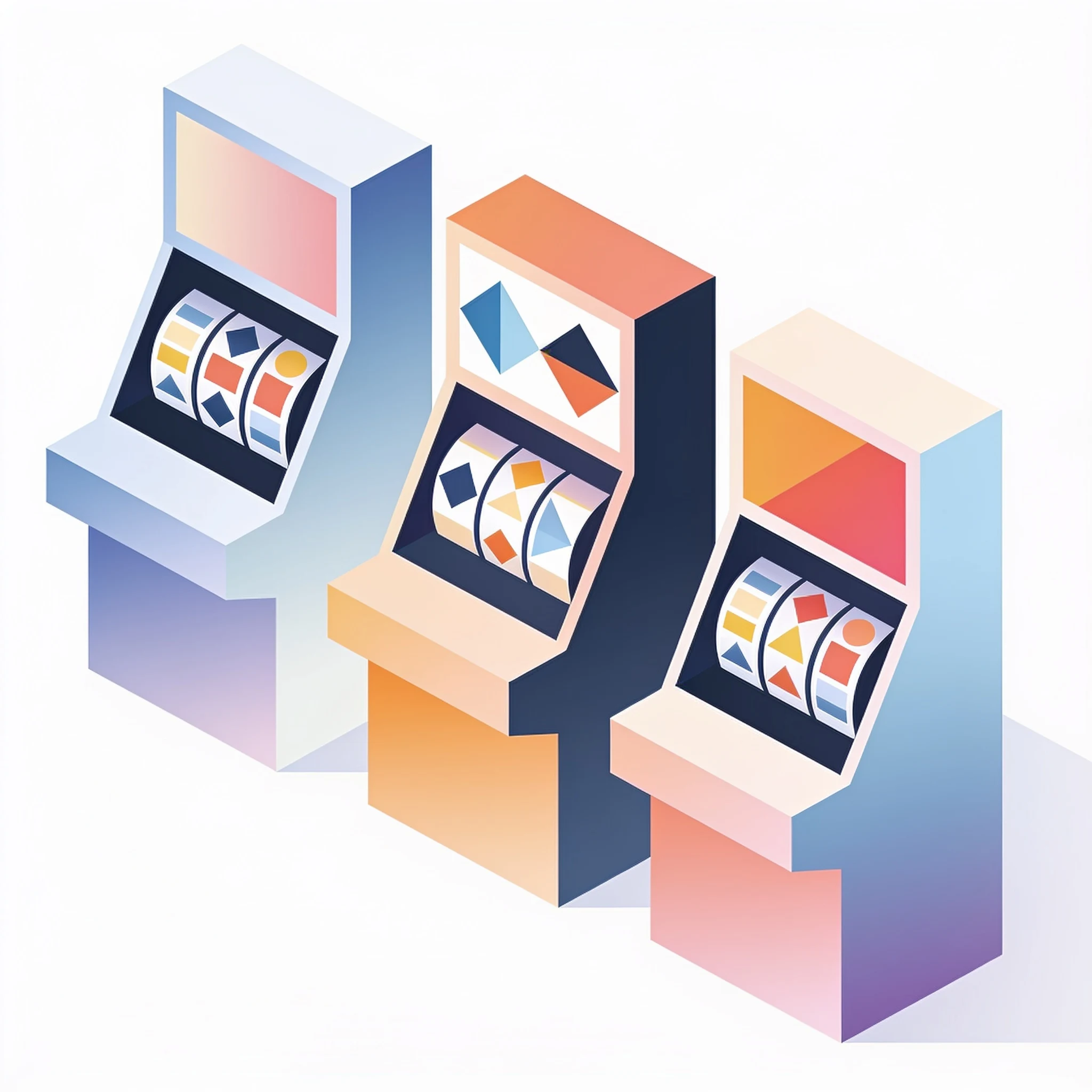 The 10 Best Real Money Online Casinos New Zealand 2026 13 Isometric row of pokies machines representing casino games available to NZ players